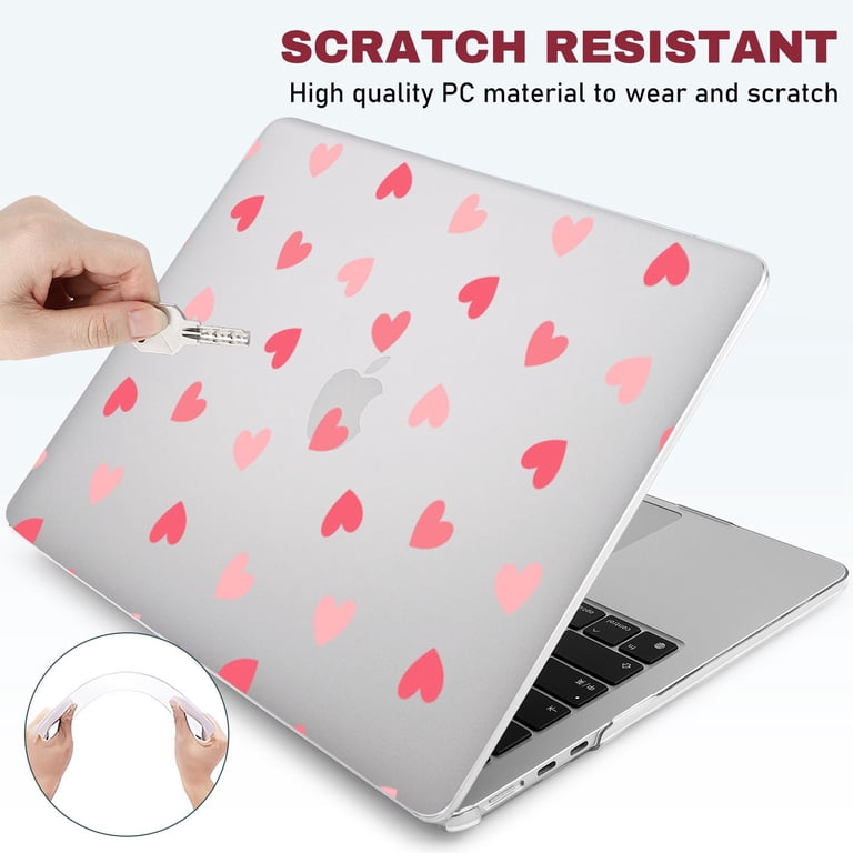 HBLX Hard Shell Case For MacBook Air 13.6 Inch 2022 M2 (A2681) - Matte Plastic, 3D Print, Full Protection