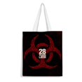 thumbnail image 1 of 28 Years Later Bolso de tela con estampado de lienzo para mujer, bolsa de compras reutilizable y estética, con cremallera interior, regalo para mujer,40*40cm., 1 of 6