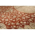 thumbnail image 4 of Pasargad Home Qum 94" x 139" Hand-Knotted Pure Silk Area Rug in Red Coral, 4 of 4