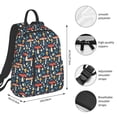 thumbnail image 2 of Balery Colorful Mushrooms Mochila ligera para hombre y mujer: duradera e impermeable, ideal para la escuela, el trabajo, viajes y uso diario., 2 of 7