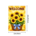 thumbnail image 4 of Amhnf Welcome Sunflowers In Basket Garden Flag For Home Outdoor Garden Yard Decor 12x18 inch, 4 of 5