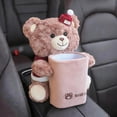 thumbnail image 3 of Car Trash Can with Tissue Holder, Bear-Shaped Tissue Box for Vehicle, Auto Interior Organizer for Truck, Car, SUV, 3 of 5