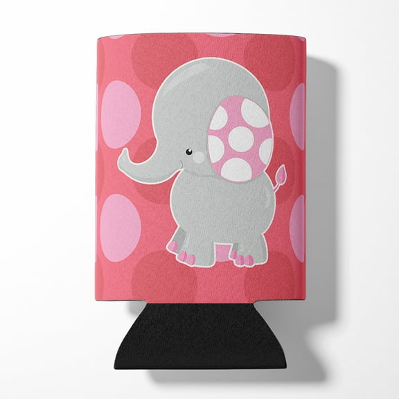 Elephant Big Polkadots Can or Bottle Hugger