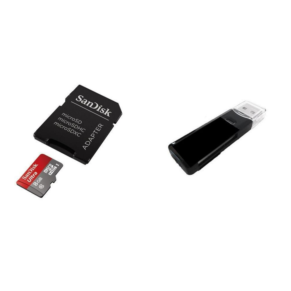 HobbyFlip 8GB Micro SDHC Memory Card with Reader Compatible with GoPro