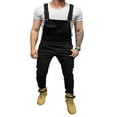 thumbnail image 1 of Mens Denim Bib Suspenderdres Jeans Jumpsuit Pant Tirantes Rompers, 1 of 5