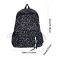 thumbnail image 2 of Floral School Backpack, Aesthetic Bag with Multi-pocket, Durable School Bookbag for College Travel, Style 2, 2 of 10