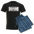 thumbnail image 6 of CafePress - Open Heart Warrior Men's Dark Pajamas - Men's Dark Loose Fit Cotton Pajama Set, 6 of 7
