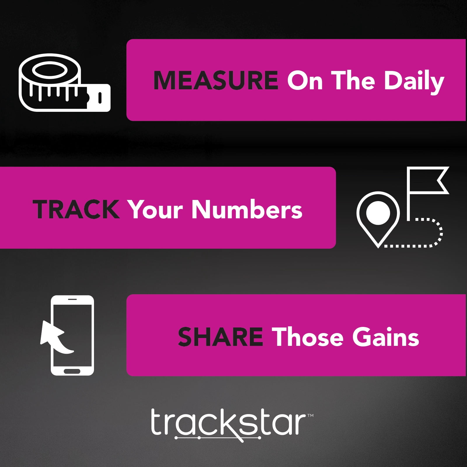 trackstar Blood Glucose F| 5-Depth Levels | Measure, Track, and Share Results