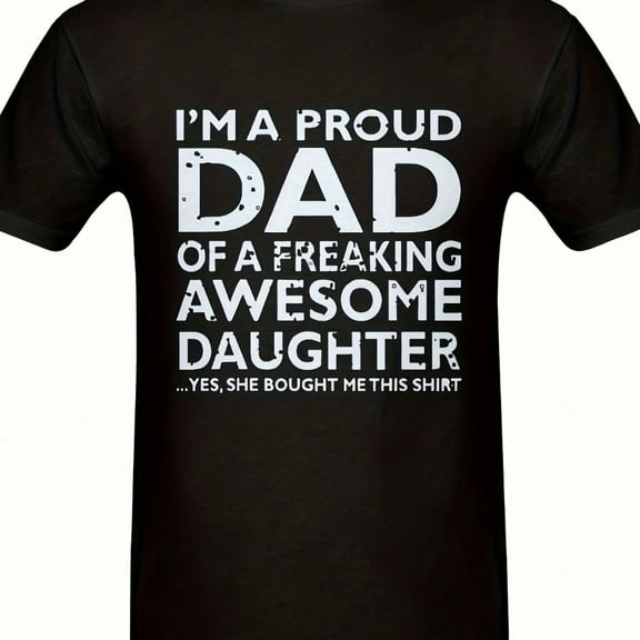 Concise Style Fathers Day Gifts Grandpa Shirt Daddy T-Shirt Dads Gift From Daughter And Son Husband Festival Gifts