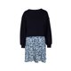 thumbnail image 3 of Vestido Cuello Redondo Elegante Mini Plisado Mujer Conjunto Línea A Ygjytge Azul marino*03Azul Marino T XXL para Mujer, 3 of 9
