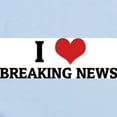 thumbnail image 2 of CafePress - I Love Breaking News Infant Creeper - Baby Light Bodysuit, Size Newborn - 24 Months, 2 of 4