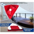 thumbnail image 4 of Fcare Outside Magnetic Window Cleaner, Double-Sided Window Brush Glass Wiper Cleaning Tools, Adjustable for high Rise Window Cleaning Windows Thickness 0.3"-1.2" (red), 4 of 4