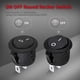 thumbnail image 1 of 5 uds interruptor basculante redondo encendido apagado DC12V-24V interruptor de palanca para coche automotriz, 1 of 4
