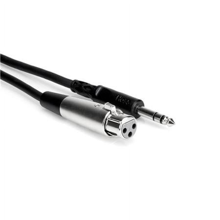 Hosa STX-110F 3m XLRキャノンメス-ステレオフォンオス オーディオケーブル