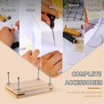 thumbnail image 4 of Bookbinding Kit, Binding Supplies, Beginner Bone Folder Tool Binding Kit, Bone Folder, SWV1094, 4 of 6