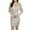 Silver, variant on Lovskoo 2024 Wedding Guest Dresses for Women Evening Gown Trendy V-Neck Backless Tassel Sequin Mini Dress Banquet Cocktail Dresses 2024 Silver