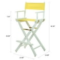thumbnail image 3 of "30" Director's Chair White Frame-Yellow Canvas", 3 of 3