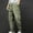 #252-Army Green, variant on Handshe Men's Cargo Pants Solid Color with Elastic Waistband, Drawstring Pockets and Tapered Leg