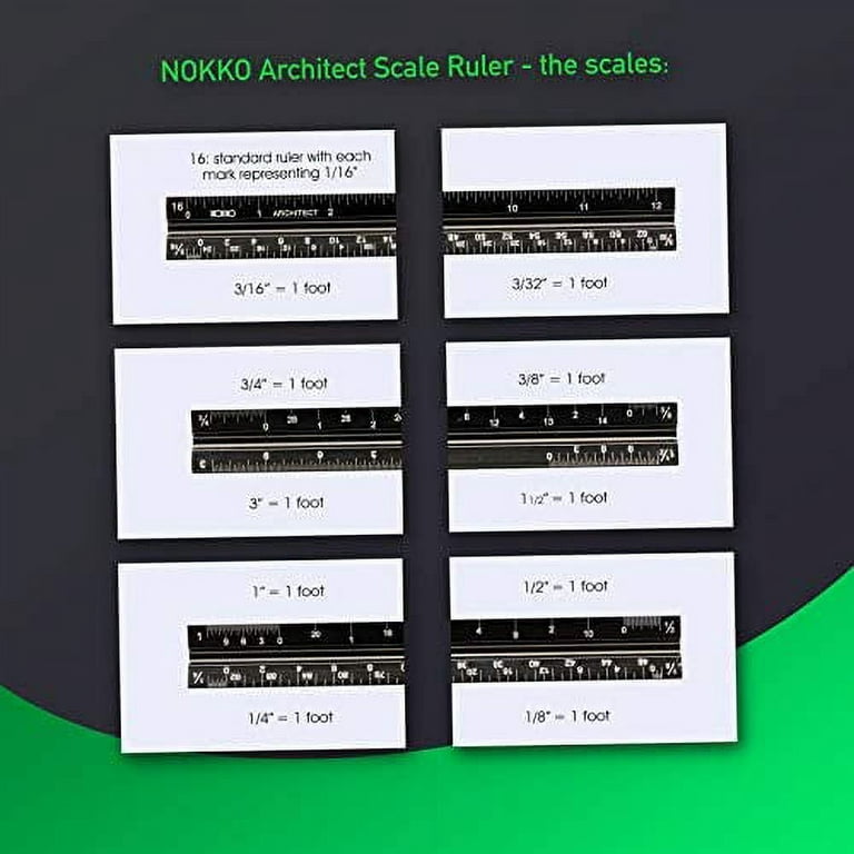 Stainless Steel Ruler 10-Pack - NOKKO