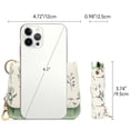thumbnail image 4 of GAEKEAO Small Wallet for Women RFID Blocking Slim Keychian Wallet Floral Vegan Leather Card Holder with Zip Pocket ID Window, 4 of 7