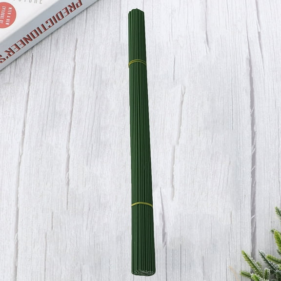 Nestingho Flower Bouquet Sticks Green 100Pcs 7.9Inch