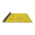 thumbnail image 2 of Ahgly Company Indoor Round Oriental Yellow Industrial Area Rugs, 7' Round, 2 of 4
