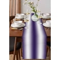 thumbnail image 2 of Ombre Purple Table Runners 72 Inches Long, Cotton Linen Fabric Table Runner Dresser Scarf, Modern Minimalist Geometric Gradient Color Tablerunner for Party/Kitchen/Dinner/Wedding Decor 13''x72'', 2 of 7