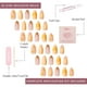 thumbnail image 4 of Press On Nails Glamnetic Sunny Shores Short Almendra Orange, 4 of 6