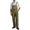 Green, variant on BUWTTED Men's Denim Bib Overalls Fashion Slim Fit Jumpsuit with Pockets Blue M
