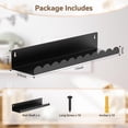 thumbnail image 2 of Libro infantil Floating Shelves Gattlukd, 43 cm, metal negro, paquete de 4, 2 of 7