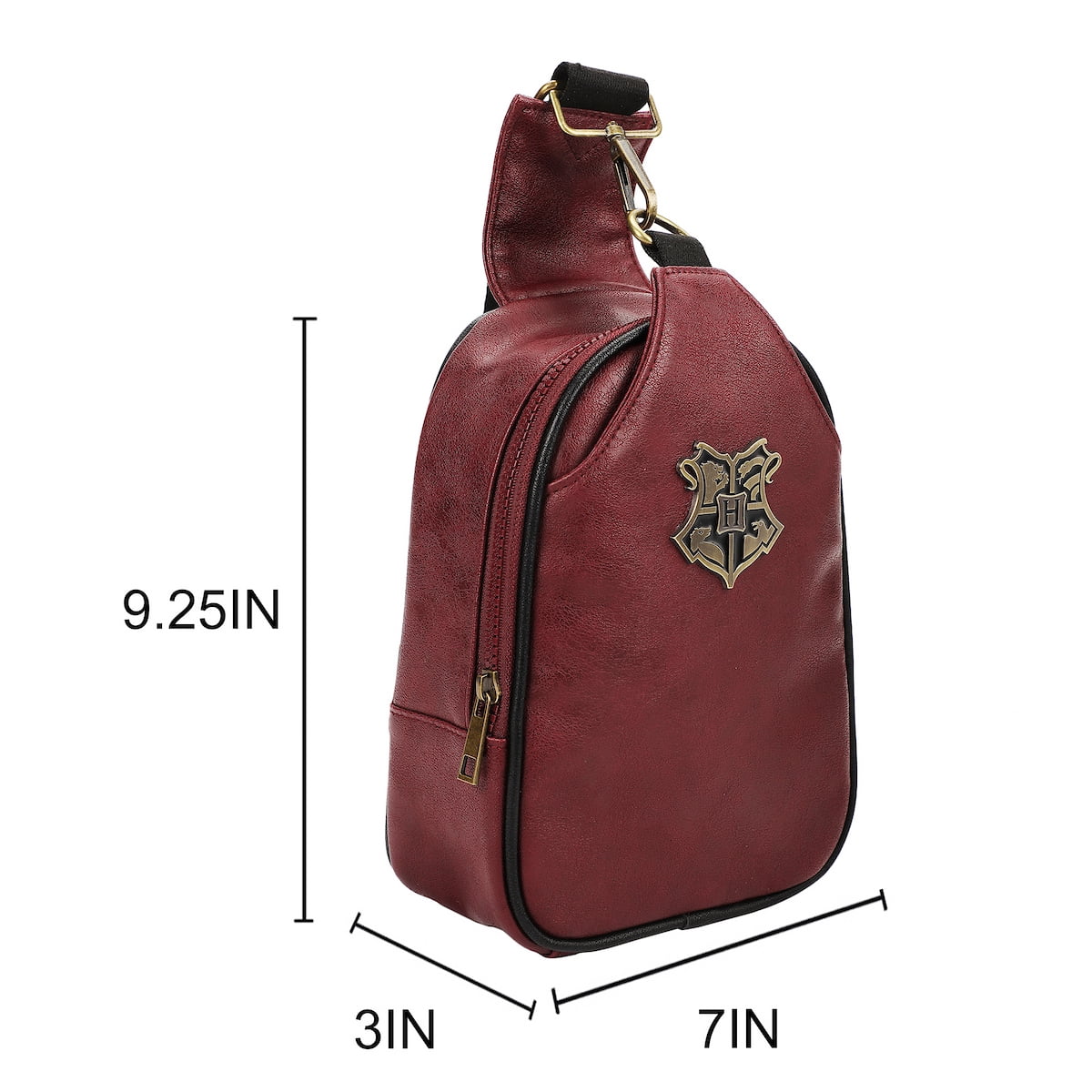 Harry Potter Crest Badge Women's 8" Fanny Pack/Sling Bag