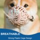 thumbnail image 5 of Bozal para perro, bozal de cesta cerrada para perros pequeños, medianos y grandes, bozal antihurto, lamido, mordedor, jaula para masticar, 5 of 5