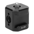 thumbnail image 3 of Cold Shoe Mount Adapter 1/4in 3/8in Screw Hole Tripod Bracket Camera Studio Flash Accessories, 3 of 14
