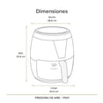 thumbnail image 3 of Combo Máquina de Hielo Avera 12 Kg y Freidora de Aire 4.5 L, 3 of 5
