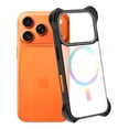 thumbnail image 1 of Funda, Mica, Carcasa Transparente Ultra Bounce Para Iphone 17 Pro Magsafe Negro Tornasol, Ultra Resistente, Protector Alto Impacto, Mr. Gadgets, 1 of 5