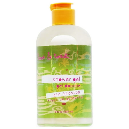 Love & Toast Shower Gel, Gin Blossom, 10 Oz