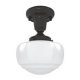 thumbnail image 6 of Hunter - Saddle Creek 1-light Noble Bronze, Small Pendant Light, Dimmable, Schoolhouse Style, Schoolhouse Shaped, for Bedrooms, Dining, Living Rooms - 19032, 6 of 9