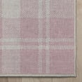 thumbnail image 2 of Well Woven Apollo Flatwoven Plaid Pink 3'3" x 5' Area Rug, 2 of 7