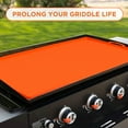 "HBlife 36"" Silicone Griddle Mat for Blackstone, Heavy Duty, Dirt