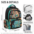 thumbnail image 5 of Xixirimido Capybara Books 17" School Backpack for Boys Multi-pocket Bookbags Large School Bag for Elementary Middle High School Students Back to School Supplies, 5 of 8