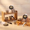 thumbnail image 5 of 120 Pcs 50th 60th Birthday Party Favors Set for Guests Bulk Stainless Steel Shot Cups Bottle Opener Keychains Gift Bags Thank You Cards Father’s Day Birthday Celebration Supplies, 5 of 7