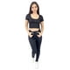 thumbnail image 4 of JEANS SKINNY BÁSICO DESLAVADO PARA MUJER QUARRY, 4 of 4
