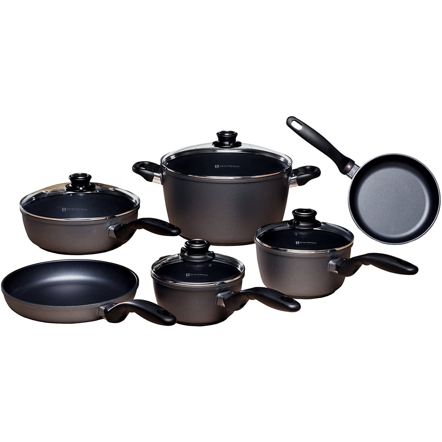 Swiss Diamond Ultimate Versatile Nonstick Cooking Pot and Pan Kitchen