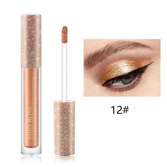 RKSTN Eyeshadow Palette Pearlescent Liquid Eyeshadow Glitter Sequin 12 Color Liquid Eyeshadow Eyeshadow Palette