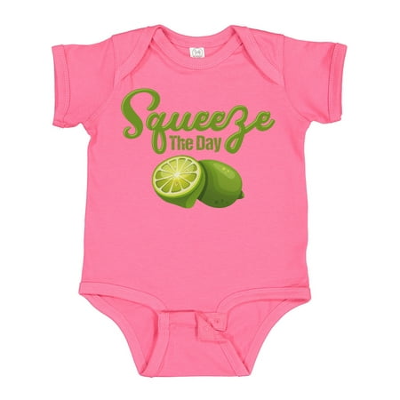 

Inktastic Lime Squeeze the Day Gift Baby Boy or Baby Girl Bodysuit