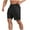 Black, variant on ITSAME Men's Athletic Shorts, Loose Fit Quick Drying Drawstring Breathable Gym Sports Shorts Green 2XL