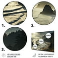 thumbnail image 3 of Designart "Fantasy Coastline Shore" Nautical & Beach Metal Wall Art Prints, 3 of 5