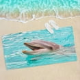 thumbnail image 3 of LACKUST 3D Dolphin Beach Towel, Oversized & Quick-Dry, 29x59in, 3 of 4
