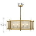 thumbnail image 7 of Warm Brass Eight Light Chandelier from the Jacobs Collection, 7 of 7