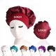 thumbnail image 2 of Gorro de dormir de satén con ala ancha, banda para el pelo, sombrero redondo, sombrero con cinta, sombrero para salón de belleza, sombrero para el hogar, 2 of 6
